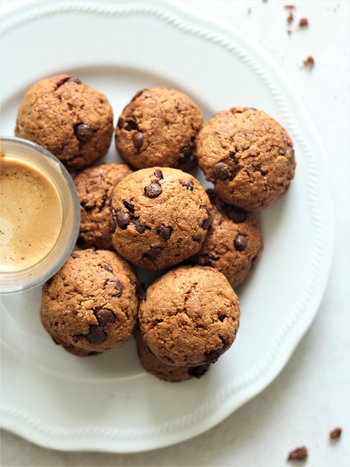 Biscotti Vegani Con Gocce Di Cioccolato La Cucina Dello Stivale